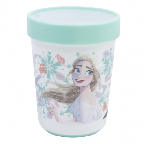 VASO ANTIDESLIZANTE PREMIUM BICOLOR 260 ML FROZEN SNOWY TALE