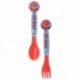 SET DE 2 CUBIERTOS PP (CUCHARA Y TENEDOR) SPIDERMAN MOB RULES