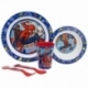 SET MICRO 5 PCS (PLATO, CUENCO, VASO Y CUBIERTOS) EN CAJA SPIDERMAN MOB RULES