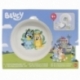SET MERIENDA CERAMICA (PLATO, CUENCO, TAZA) EN CAJA DE REGALO 3 PCS BLUEY