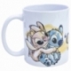TAZA CERAMICA 325 ML EN CAJA DE REGALO STITCH & ANGEL OHANA