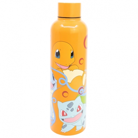 BOTELLA TERMO ACERO INOXIDABLE ANTIVUELCO 515 ML POKEMON TEAM READY