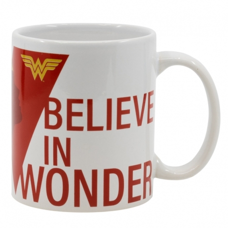 TAZA CERAMICA SB 325 ML EN CAJA WONDER WOMAN