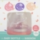 BIBERON CUELLO ANCHO 360 ML TETINA SILICONA 3 POSICIONES MINNIE MOUSE HEART FULL