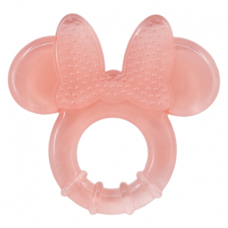 BABY SHAPED WATER FILLED TEETHER IN BLISTER MINNIE MOUSE HEART FULL