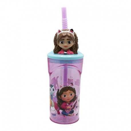 VASO FIGURITA 3D 360 ML GABBY\'S DOLLHOUSE