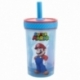 DROP SAFE SILICONE STRAW PP TUMBLER 370 ML SUPER MARIO FUN EMOTION