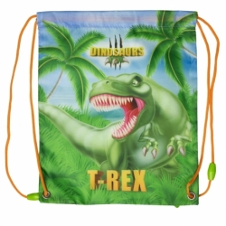 DRAWSTRING LUNCH BAG DINOSAUR