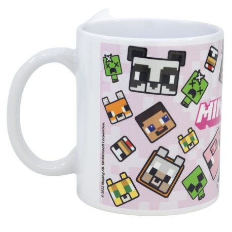TAZA CERAMICA SB 325 ML EN CAJA MINECRAFT GIRL