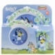 SET MICRO 5 PCS (PLATO, CUENCO, VASO Y CUBIERTOS) EN CAJA  BLUEY