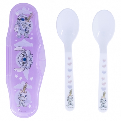 STOR ESTUCHE TODDLER CON 2 CUCHARAS PP STITCH CUDDLE ME