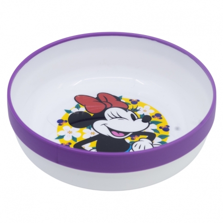 CUENCO ANTIDESLIZANTE PREMIUM BICOLOR MINNIE SUNSHINE