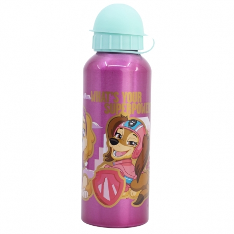 BOTELLA ALUMINIO ALTA 530 ML PAW PATROL GIRL SUPERPOWERS