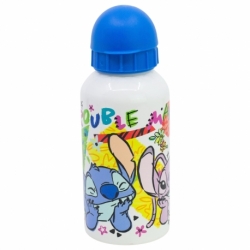 BOTELLA ALUMINIO SB PEQUEÑA 400 ML STITCH TROUBLEMAKER