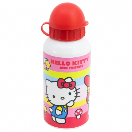 BOTELLA ALUMINIO SB PEQUEÑA 400 ML HELLO KITTY AND FRIENDS
