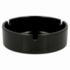 CENICERO MELAMINA REDONDO NEGRO (105X33 MM.)
