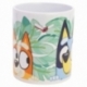 TAZA CERAMICA SB 325 ML BLUEY PALMS