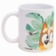 TAZA CERAMICA SB 325 ML BLUEY PALMS