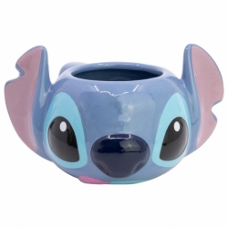 TAZA CERAMICA 3D 375 ML EN CAJA REGALO STITCH