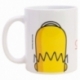 TAZA CERAMICA SB 325 ML EN CAJA SIMPSONS HOMER FACE