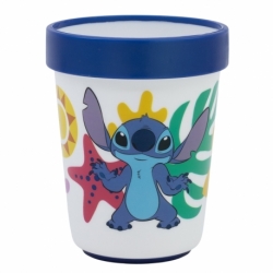 VASO ANTIDESLIZANTE PREMIUM BICOLOR 260 ML STITCH
