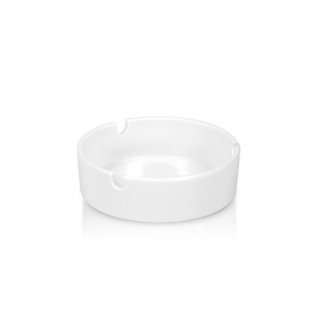 CENICERO MELAMINA REDONDO BLANCO (105X33 MM.)