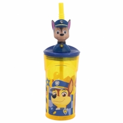 VASO FIGURITA 3D 360 ML PAW PATROL BOY RESCUE PUPS