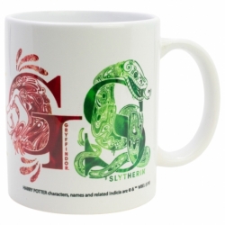 TAZA CERAMICA SB 325 ML EN CAJA HARRY POTTER HOUSES