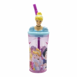 VASO FIGURITA 3D 360 ML PRINCESS COURAGEOUS HEART