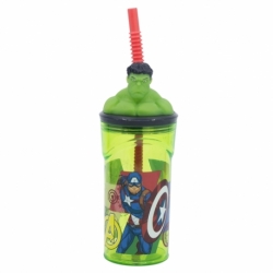 VASO FIGURITA 3D 360 ML AVENGERS SEVEN WONDERS HULK