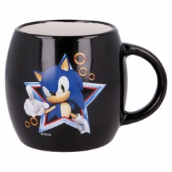 TAZA CERAMICA GLOBE 380 ML EN CAJA REGALO SONIC