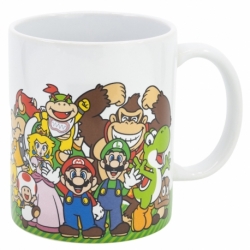 TAZA CERAMICA 325 ML EN CAJA DE REGALO SUPER MARIO GROUP  DNLS