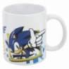 TAZA CERAMICA 325 ML EN CAJA DE REGALO SONIC GAME ON WH