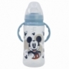 BIBERON CUELLO ANCHO 360 ML TETINA SILICONA 3 POSICIONES CON ASAS MICKEY MOUSE FULL OF SMILES
