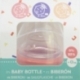 BABY 12 OZ WIDENECK BOTTLE SILICONE TEAT 3 POSITIONS WITH HANDLES MINNIE MOUSE HEART FULL
