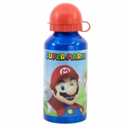 BOTELLA ALUMINIO PEQUEÑA 400 ML SUPER MARIO