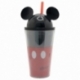 VASO CON CAÑA Y TAPA 3D 535 ML MICKEY MOUSE