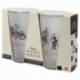 SET 2 VASOS CASUAL DE CRISTAL 490 ML MICKEY MOUSE VINTAGE