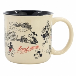 CERAMIC BREAKFAST MUG 14 OZ IN GIFT BOX MICKEY MOUSE VINTAGE