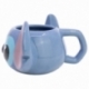 TAZA CERAMICA 3D 375 ML EN CAJA REGALO STITCH