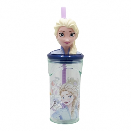 VASO FIGURITA 3D 360 ML FROZEN SNOWY TALE