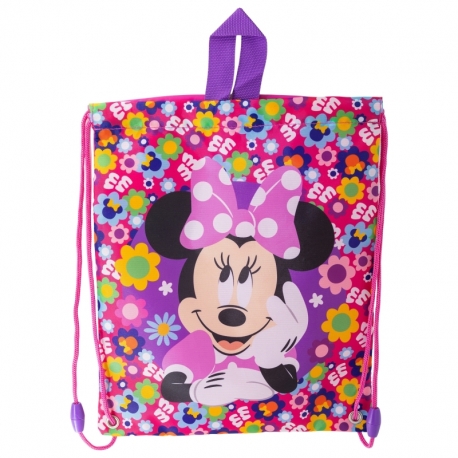 DRAWSTRING LUNCH BAG MINNIE BOLD FLORALS