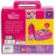 SET VUELTA AL COLE (SANDWICHERA RECTANGULAR Y BOTELLA SPORT EASY HOLD 380 ML) EN CAJA  REGALO MINNIE BOLD FLORALS