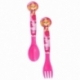 2 PCS PP CUTLERY (SPOON AND FORK) SET IN POLYBAG PAW PATROL GIRL SUPERPOWERS