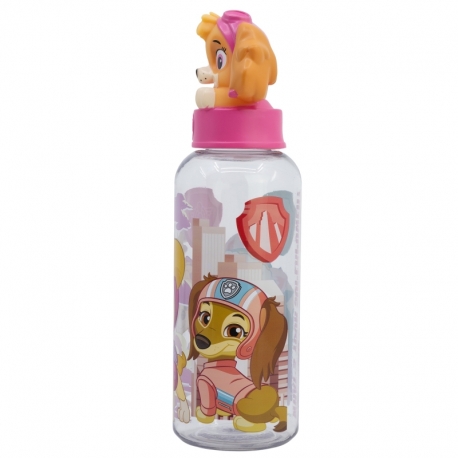 BOTELLA FIGURITA 3D 560 ML PAW PATROL GIRL SUPERPOWERS