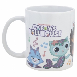 TAZA CERAMICA 325 ML EN CAJA DE DE REGALO GABBY\'S DOLLHOUSE