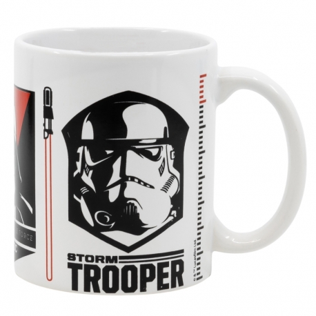 TAZA CERAMICA SB 325 ML EN CAJA STAR WARS EMPIRE ICONS