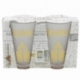 2 PCS GLASS CASUAL TUMBLER 490 ML SET HARRY POTTER GOLDEN MAGIC