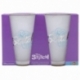 2 PCS GLASS CASUAL TUMBLER 490 ML STITCH