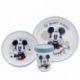 TODDLER 3 PCS BICOLOR PREMIUM NON SLIP SET IN GIFT BOX MICKEY MOUSE FULL OF SMILES